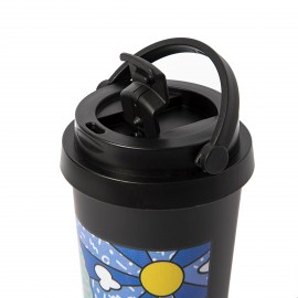 Any Morning 500 ml Paslanmaz Çelik Termos Mug, 6 Saat Sıcak, 10 Saat Soğuk, Siyah BA21525