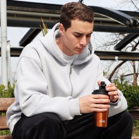 Any Morning 500 ml Paslanmaz Çelik Termos Mug, Çift Katmanlı, Sızdırmaz Kapak, Bakır Rengi SI231902