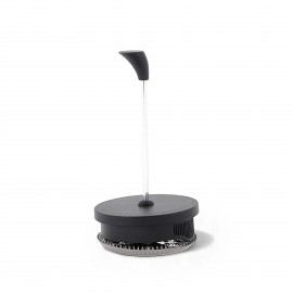 Any Morning 600 ml French Press, Darbeye Dayanıklı Cam, 304 Paslanmaz Çelik Filtreli FF002