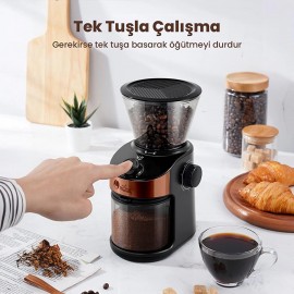 Any Morning SH25836B Dijital Zamanlayıcılı 25 Öğütme Ayarlı Elektrikli Kahve Öğütücü