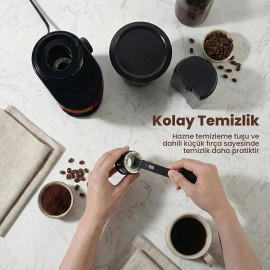 Any Morning SH25836B Dijital Zamanlayıcılı 25 Öğütme Ayarlı Elektrikli Kahve Öğütücü