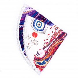 Biggdesign Aşk Yuvarlak Plaj Havlusu