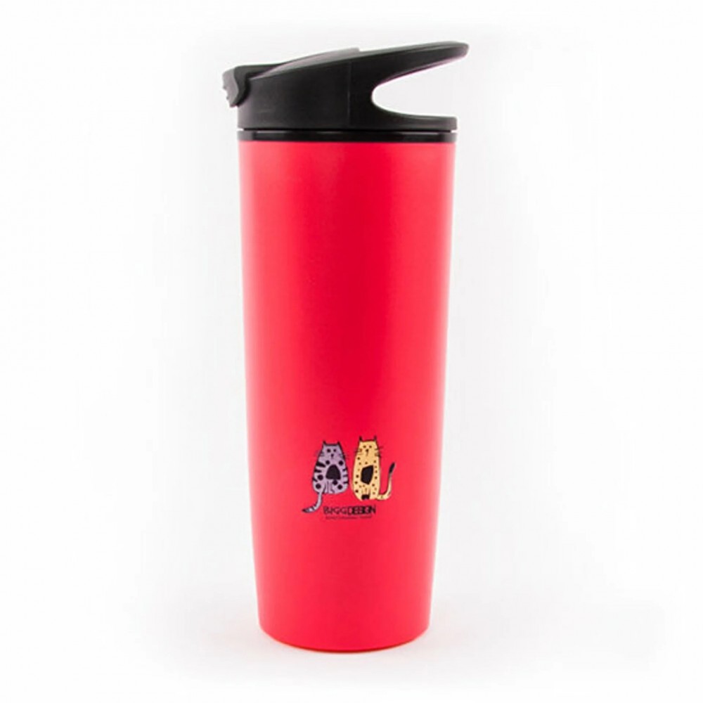 Biggdesign Cats Kırmızı Devrilmez Mug