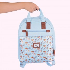 Biggdesign Dogs Su Geçirmez Kumaşlı 15 inç Laptop Uyumlu Okul Sırt Çantası Mavi