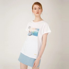 Biggdesign Faces Happy Kadın T-Shirt