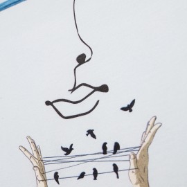 Biggdesign Faces Hope Kadın T-Shirt