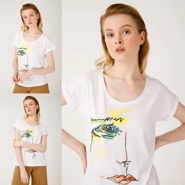 Biggdesign Green Face T-Shirt