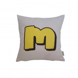 Biggdesign Home Sarı Beyaz 4 Lü Yastık Kılıfı