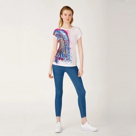 Biggdesign Mavi Su Kadın T-Shirt