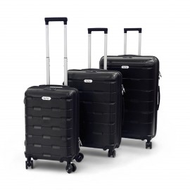 Biggdesign Moods Up 3'lü Valiz Seti, TSA Kilitli, ABS Gövde, Siyah