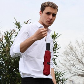 Biggdesign Moods Up Bordo Şemsiye - Tam Otomatik, Rüzgara Dayanıklı, Çanta Boy