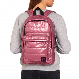 Biggdesign Moods Up Loved  Kapitone Su Geçirmez Kumaşlı Okul ve Laptop Sırt Çantası Pembe