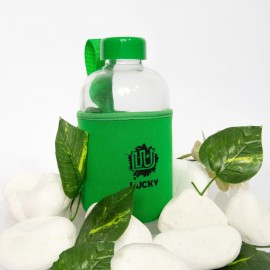 Biggdesign Moods Up Lucky Neopren Kılıflı Cam Matara 600 Ml