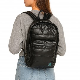 Biggdesign Moods Up Relaxed Kapitone Su Geçirmez Kumaşlı Okul ve Laptop Sırt Çantası Siyah