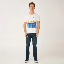 Biggdesign Mr. Allright Man Beyaz Erkek T-Shirt