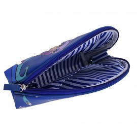 Biggdesign Owl And City Deri Makyaj çantası