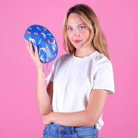 Biggdesign Owl And City Deri Makyaj çantası