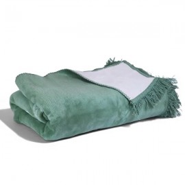 Bigghome Çintemani Yeşil Çift Kişilik Battaniye 200 x 220 cm