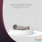 925 Ayar Gümüş El işçiliği Örgü Tasarım Bileklik