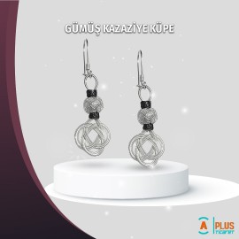 925 Ayar Gümüş Kazaziye Küpe