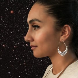 Başak Burcu Gümüş Küpe