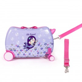 Binilebilir Çocuk Valizi Pırıltılı Deniz Kızı