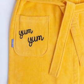 Kadife Kadın Bornoz Tombiş Kedi