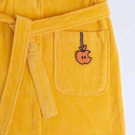 Kadife Kadın Bornoz Tombiş Kedi