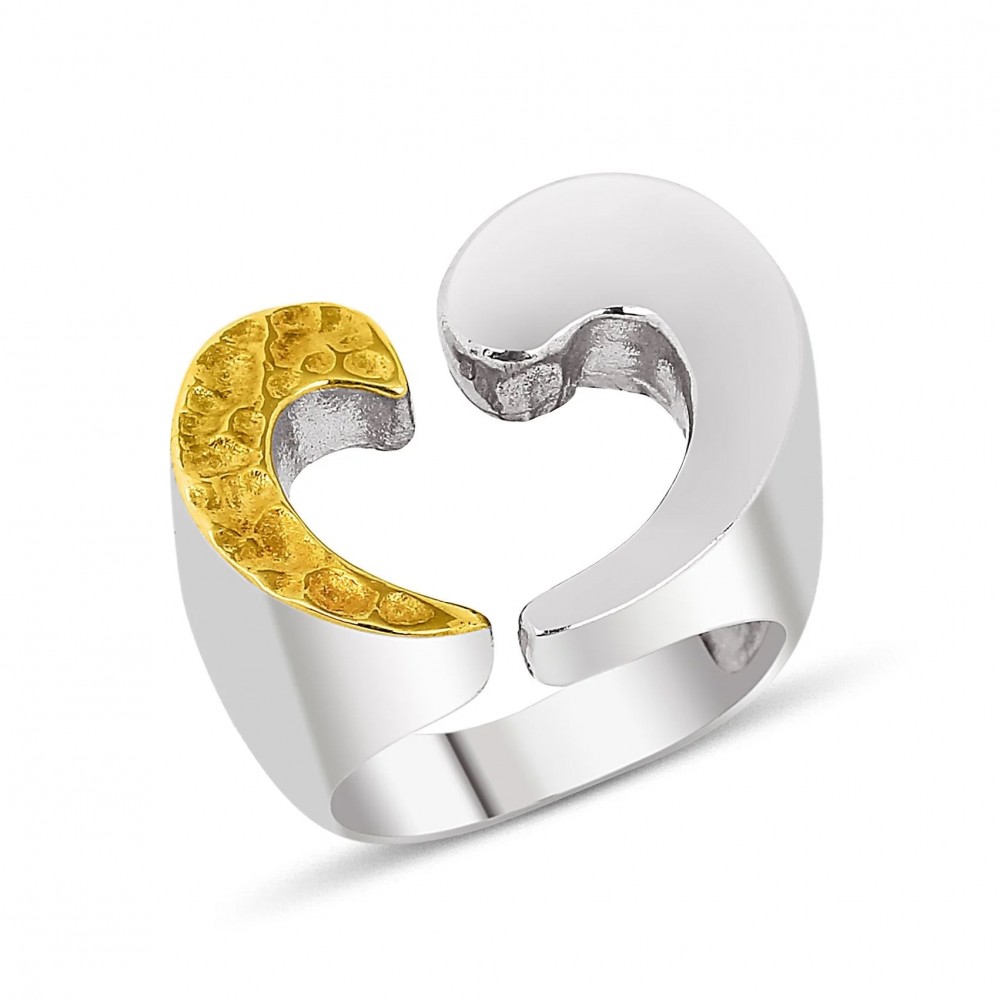 Kalp Gümüş Yüzük