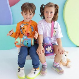 Çelik Çocuk Matarası Çantalı Ponix 420ml