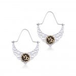 Boğa Burcu Gümüş Küpe