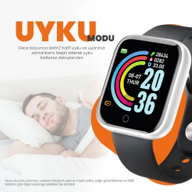 Moodix WE23K13B Akıllı Saat Gri-Siyah