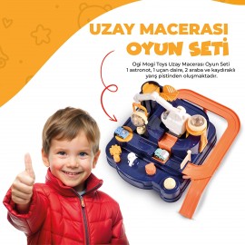 Ogi Mogi Toys 4 Düğme Kontrollü Uzay Macerası Oyun Seti