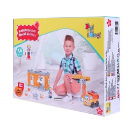 Ogi Mogi Toys İnşaat Bloklar ve Vinç 44 Parça