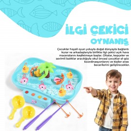Ogi Mogi Toys Pilli Müzikli Balık Tutma Oyunu