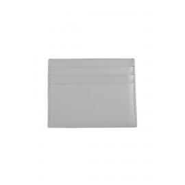 SKS Leben Unisex Gri Hakiki Deri Kartlık