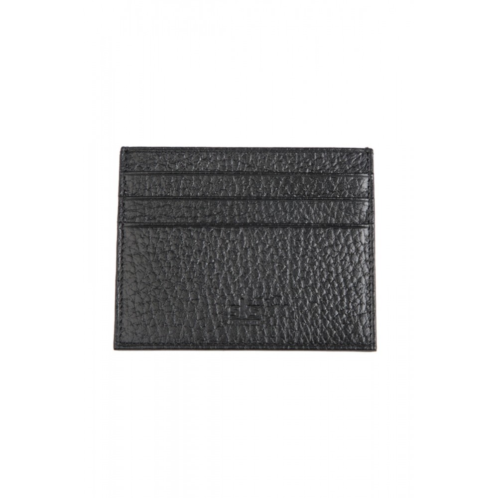 SKS Leben Unisex Koyu Kahverengi Hakiki Deri Kartlık