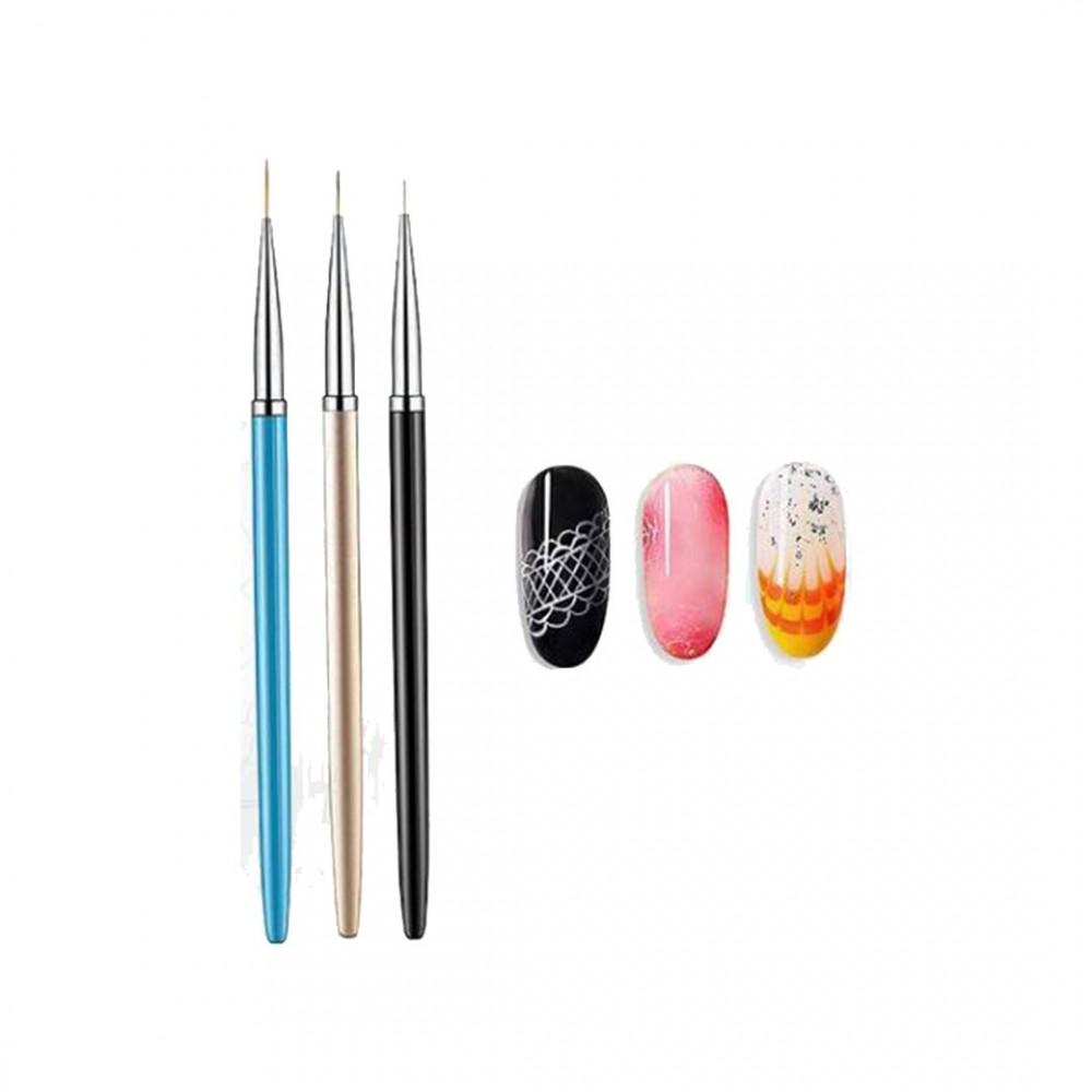 3 LÜ NAIL ART FIRÇA SETİ 