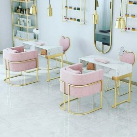 PROFESYONEL MANİKÜR MASA SETİ (1 Masa ve 2 Berjer)