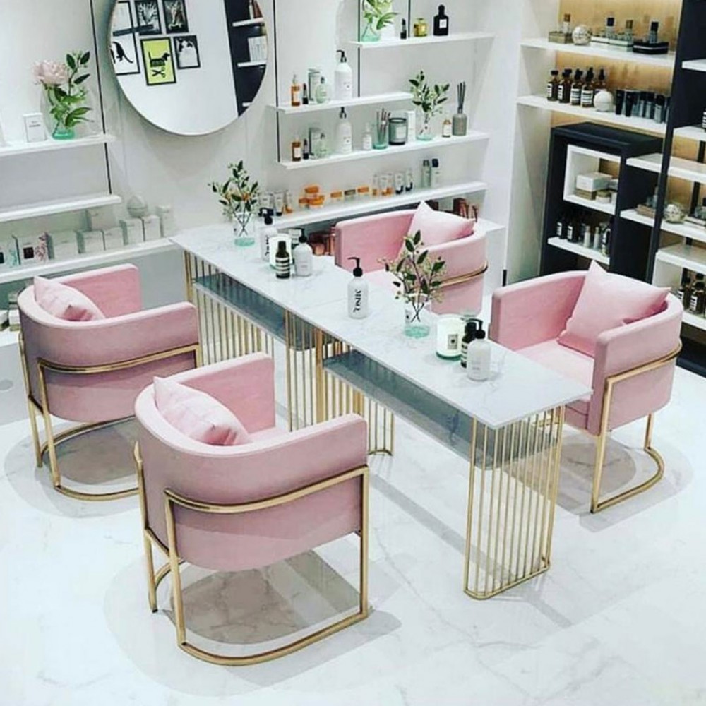 PROFESYONEL MANİKÜR MASA SETİ (1 Masa ve 2 Berjer)