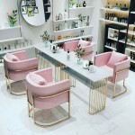 PROFESYONEL MANİKÜR MASA SETİ (1 Masa ve 2 Berjer)