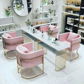 PROFESYONEL MANİKÜR MASA SETİ (1 Masa ve 2 Berjer)